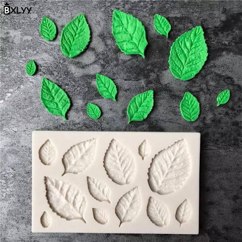 

BXLYY Maple Leaf Leaf Silicone Mold Cake Decorating Tool Chocolate Biscuit Mold Baking Tool birthday party decorations kids.7z