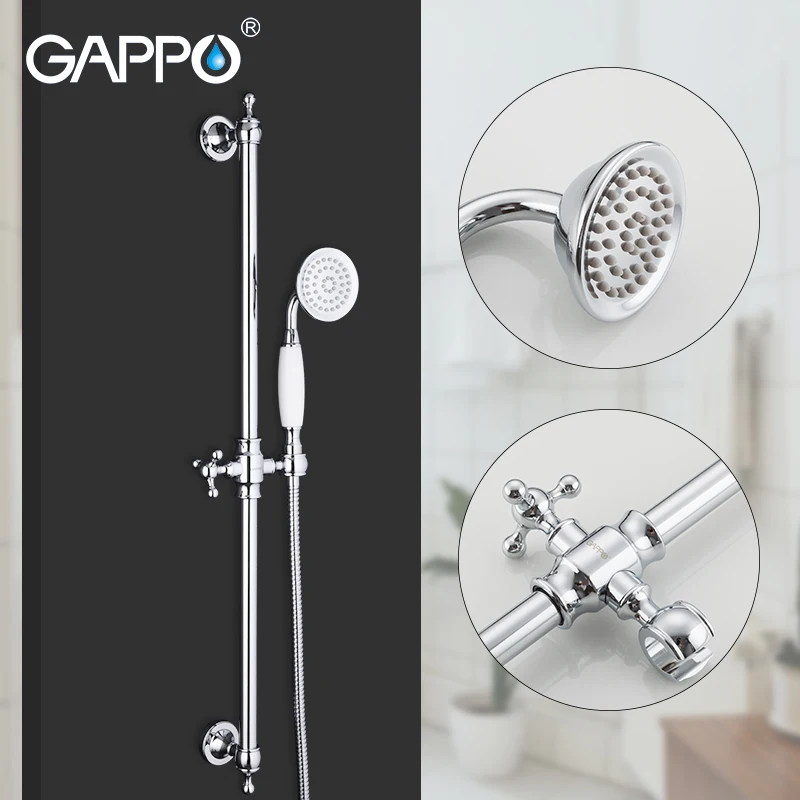 GAPPO Slide Bar смеситель для душа ванной комнаты ручной душевой кран латунный