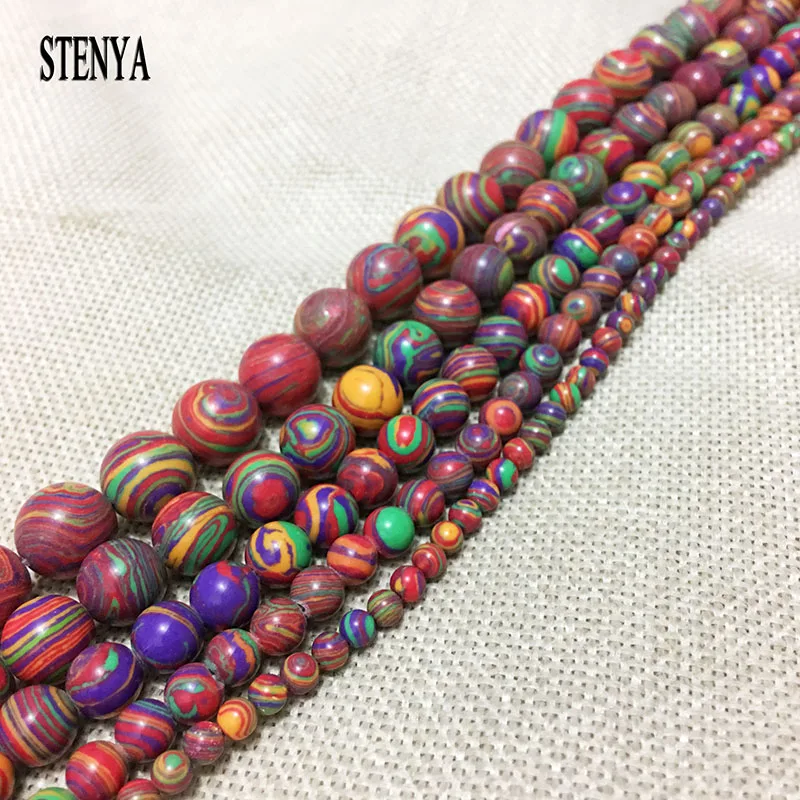 Stenya натуральный камень Женская Мода jewelry болтаться Выводы Распорки Loose бусы