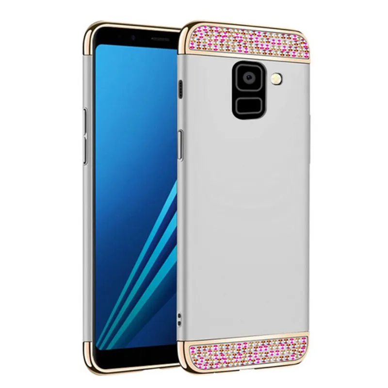 Чехлы со стразами для Samsung Galaxy J4 J6 J8 A6 A8 PLUS 2018 A5 A3 A7 J3 J5 J7 2017 S8 S9 plus note 9 8 A9 star lite