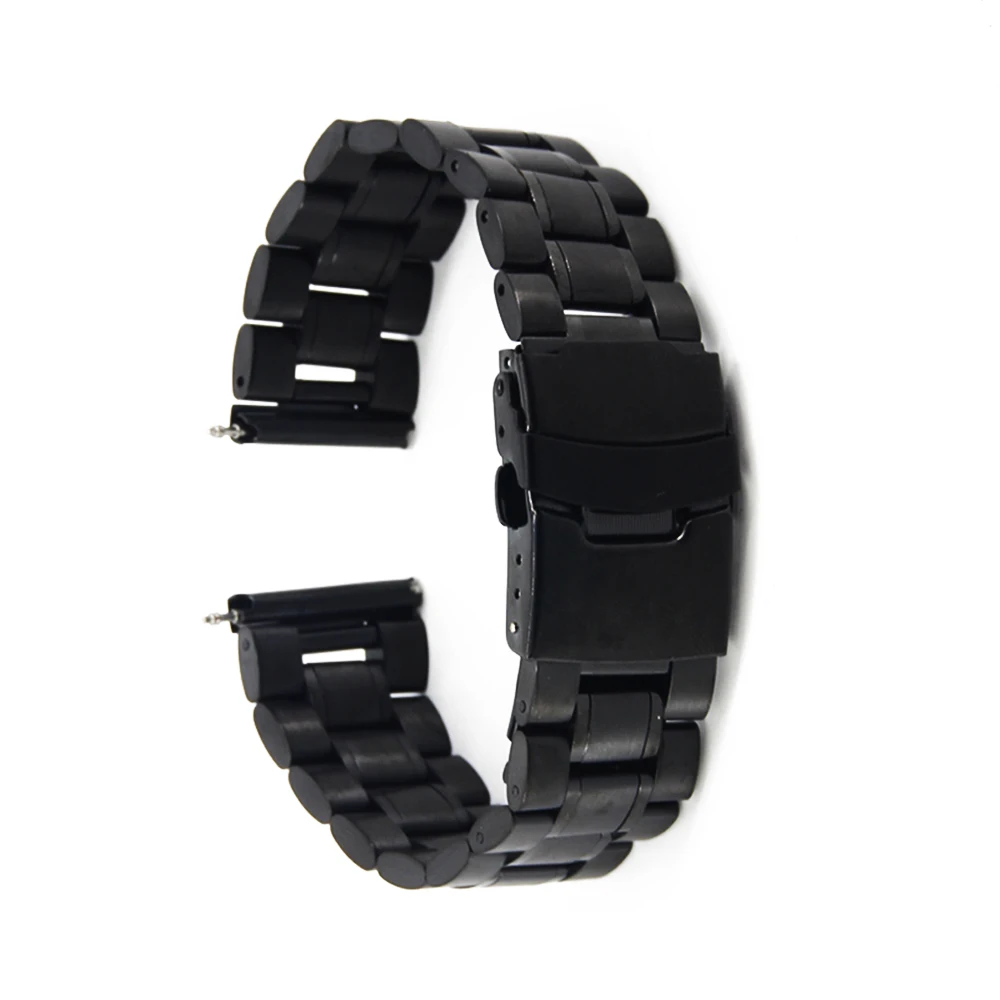 Stainless Steel Watch Band 16mm 18mm 20mm 22mm for Longines L2 L3 L4 Master Flagship Conquest Safety Clasp Strap Belt Bracelet