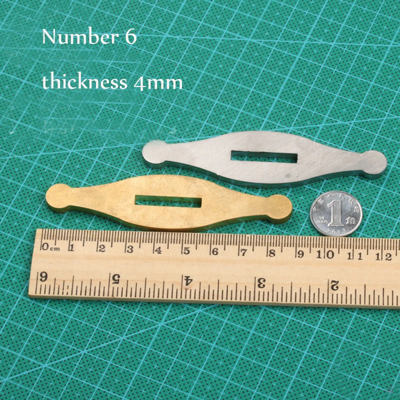 EDC Инструменты Нож DIY ручка латунная ручная защита из нержавеющей стали
