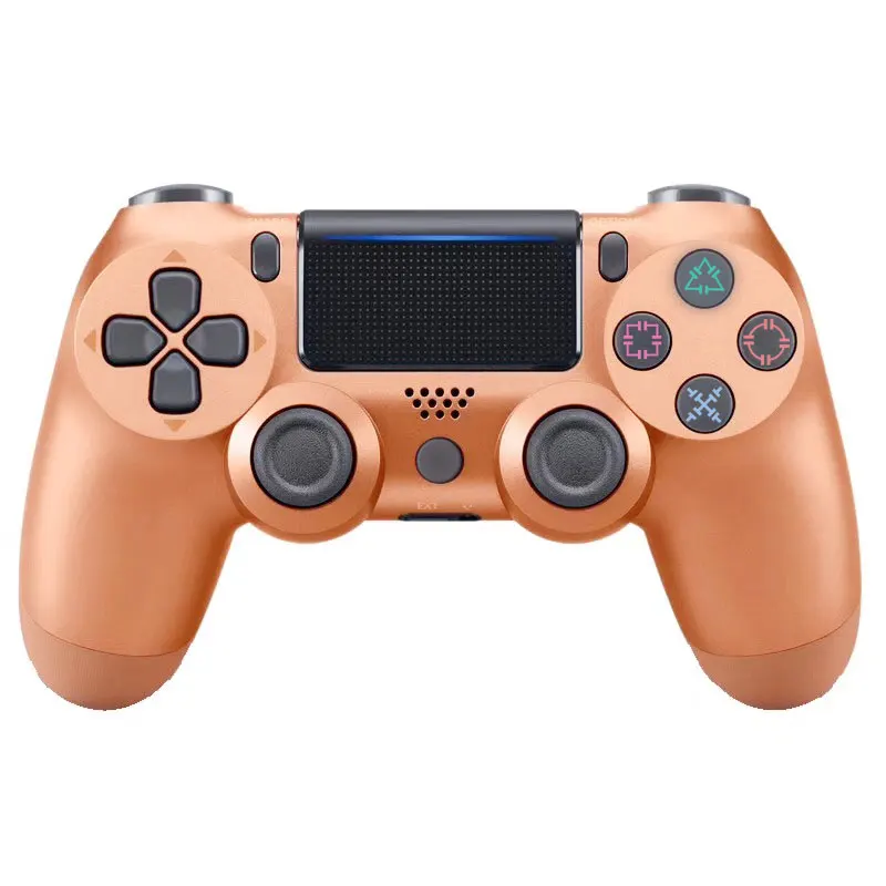 Золото Новейшие цвета для PS4 Bluetooth беспроводной контроллер Вибрационный джойстик геймпады для playstation 4 Version2 - Цвет: Золото