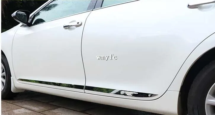 Накладка для зеркала из нержавеющей стали для Toyota Camry, Накладка для боковой двери, Накладка для отделки, защита, аксессуары