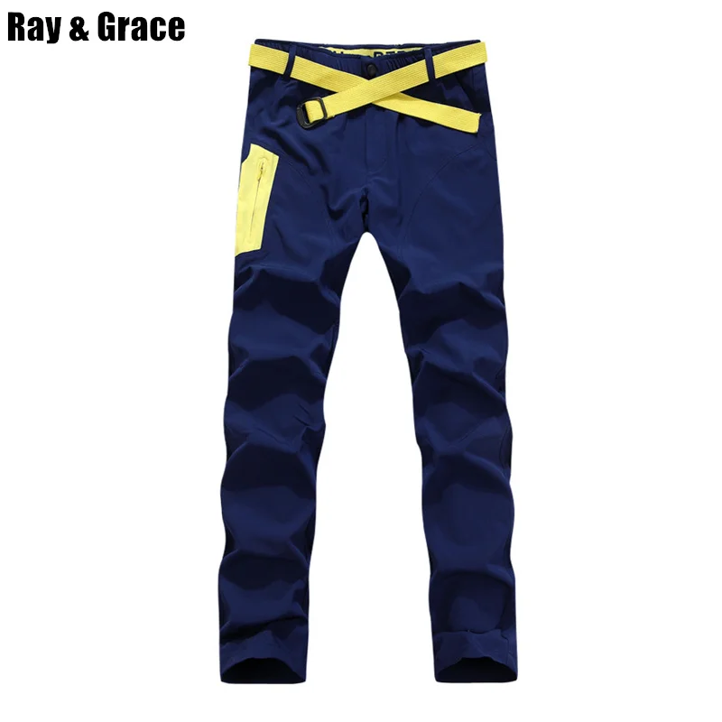 RAY GRACE летние мужские быстросохнущие легкие уличные брюки тонкие дышащие