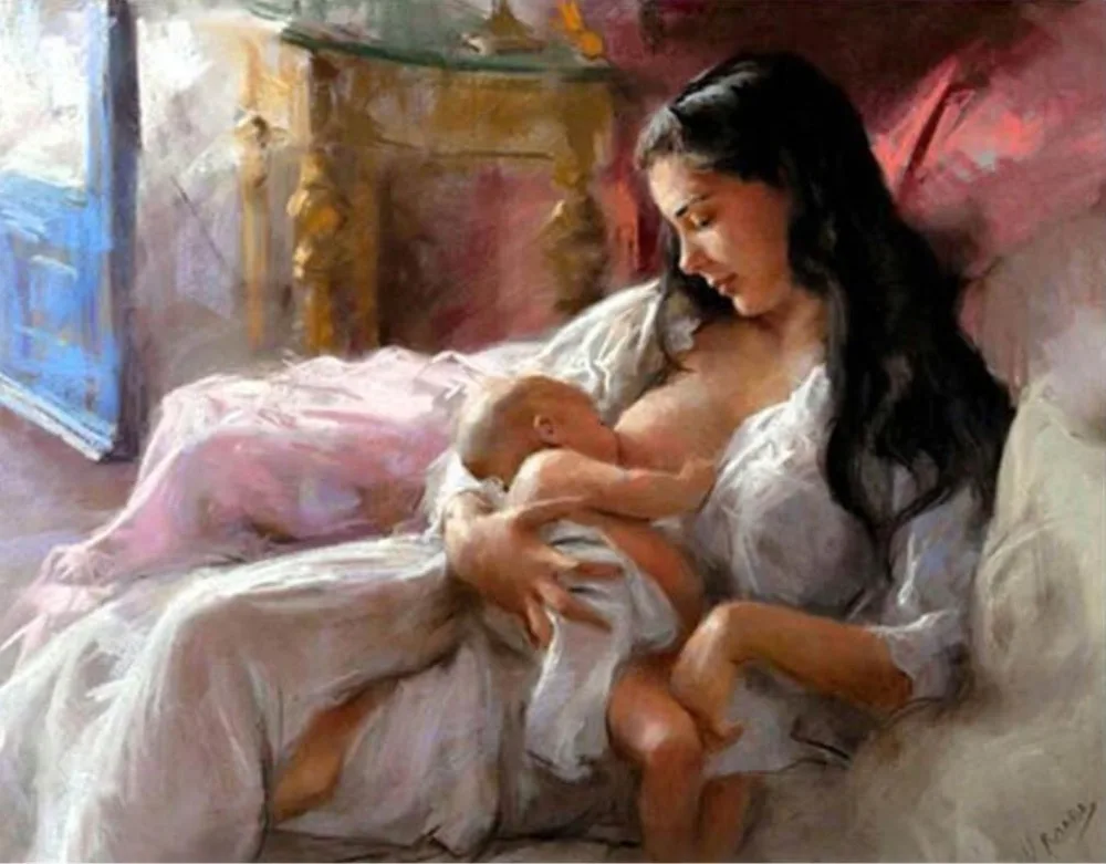 

DIY 5d Diamond Embroidery Icons Rhinestone Picture Diamond Painting Mother and Baby cross stitching diamond paint drawing craft
