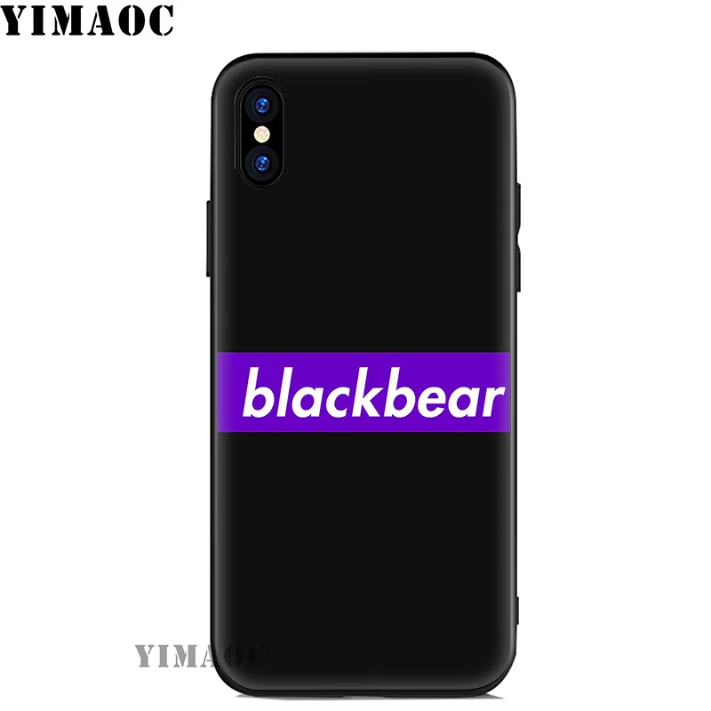 YIMAOC Blackbear Black Bear Rapper Soft Silicone Case for iPhone 11 Pro Xr Xs Max X or 10 8 7 6 6S Plus 5 5S SE Cover |