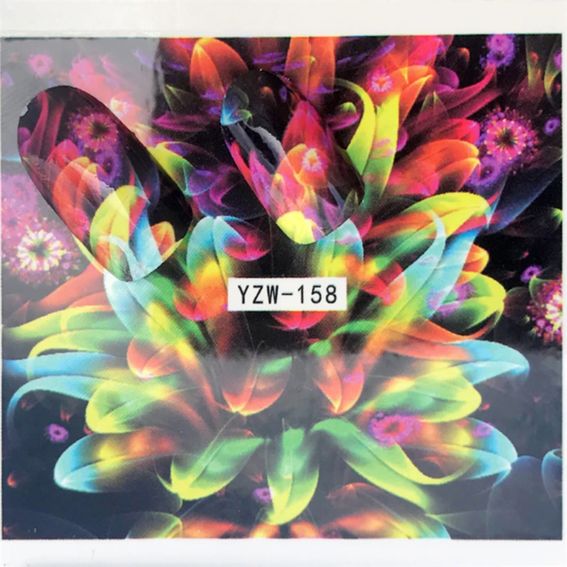 2018 Новые Накладные ногти с мозаикой наклейки и смешанные цвета Nagelstickers Radium Ray