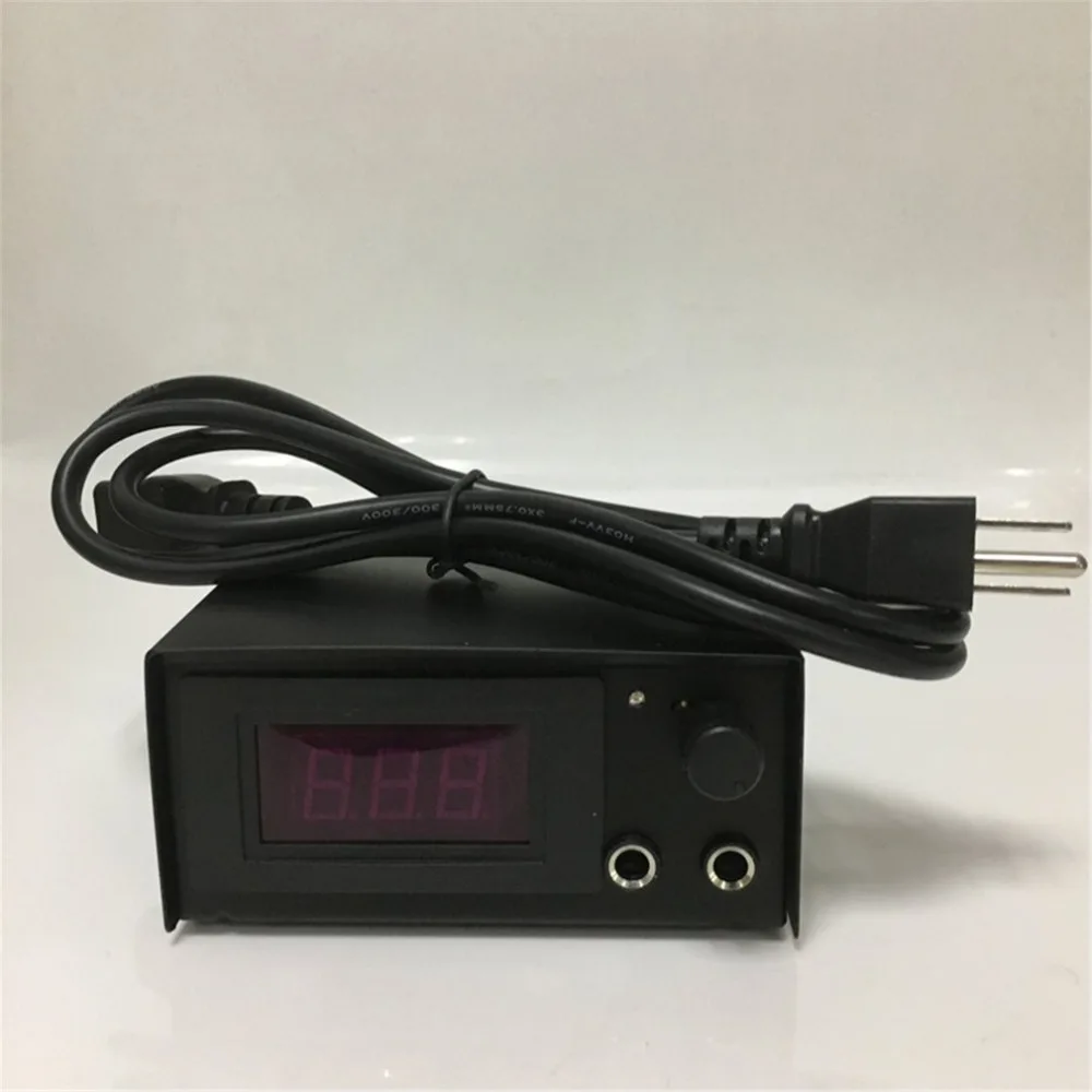 Плоский 3-значный блок питания для тату-Машинки с ЖК-дисплеем тату-машинки шнур