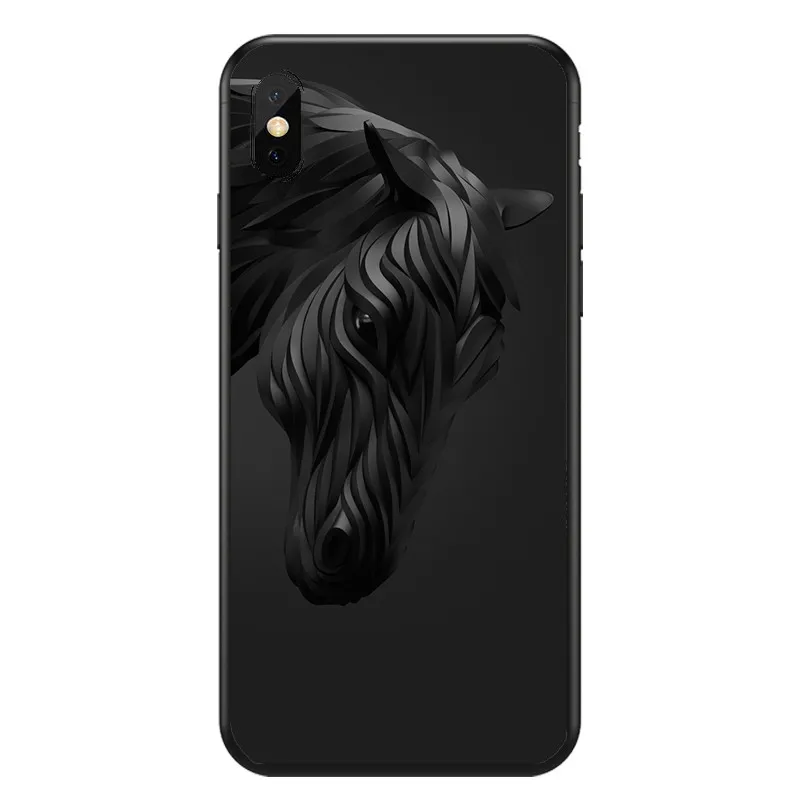 Роскошный чехол для телефона Alivio iphone 8 7 6 5 4 Plus X Tampa Lobo мультяшный 3D животное мягкий