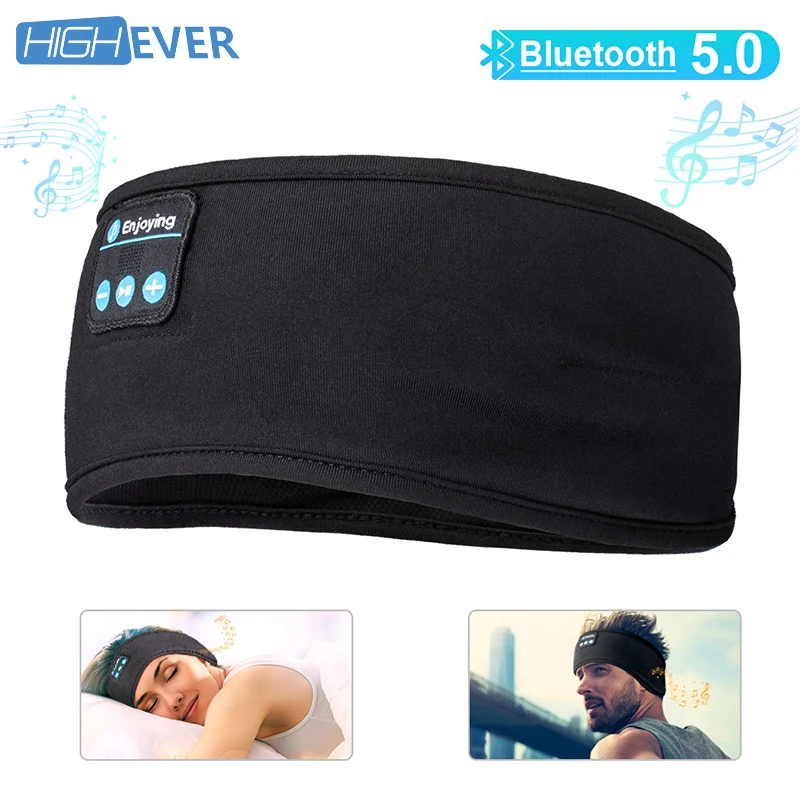 Highever повязка с Bluetooth наушники для сна Йога Аксессуары зима Вязание