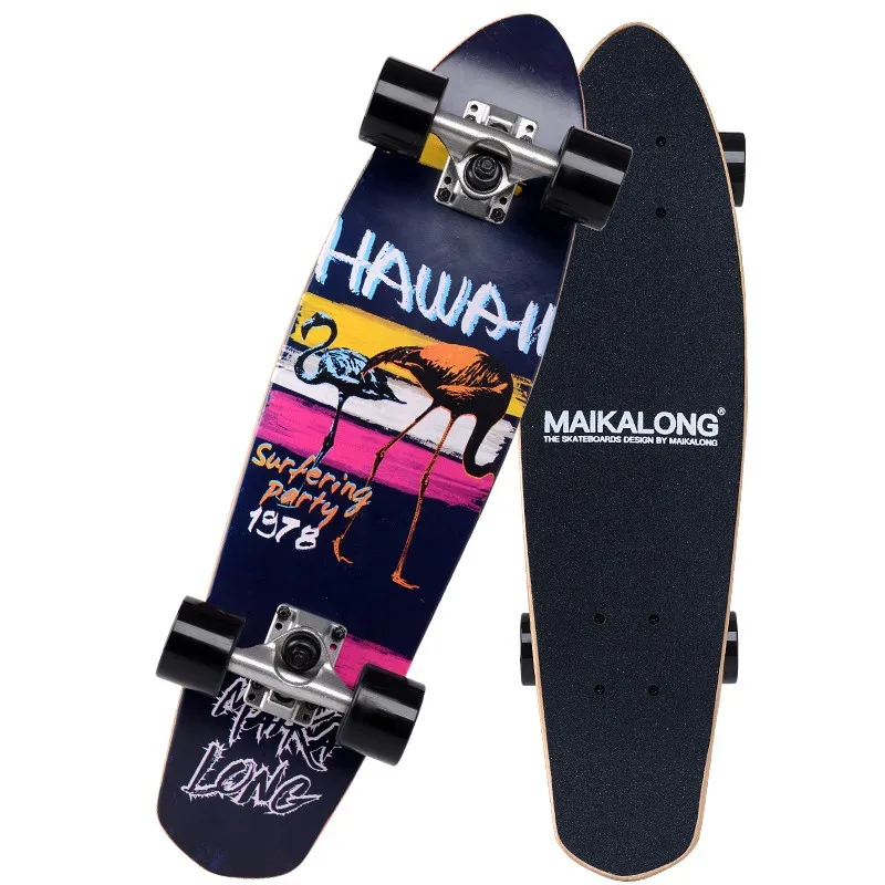 Maple Cruiser Board Профессиональный Скейтборд 26x" Лонгборд скейтборд полный для девочек мальчиков