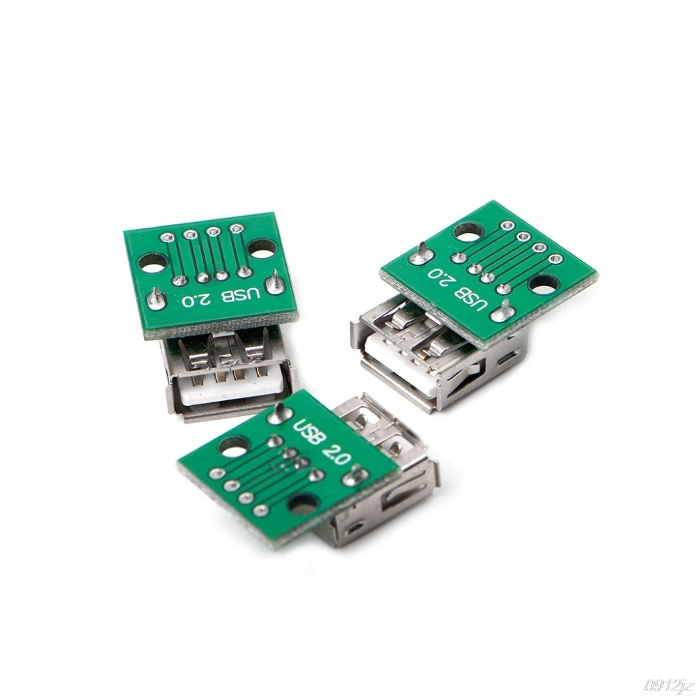 10 шт. розетка USB 2 0 для адаптера DIP 4P 54 мм | Обустройство дома