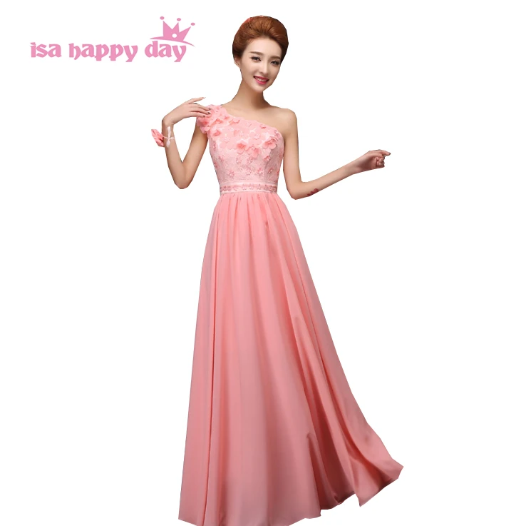 

Новое поступление 2020, женское длинное шифоновое платье на одно плечо для выпускного вечера, летнее праздничное платье, осеннее платье H1880