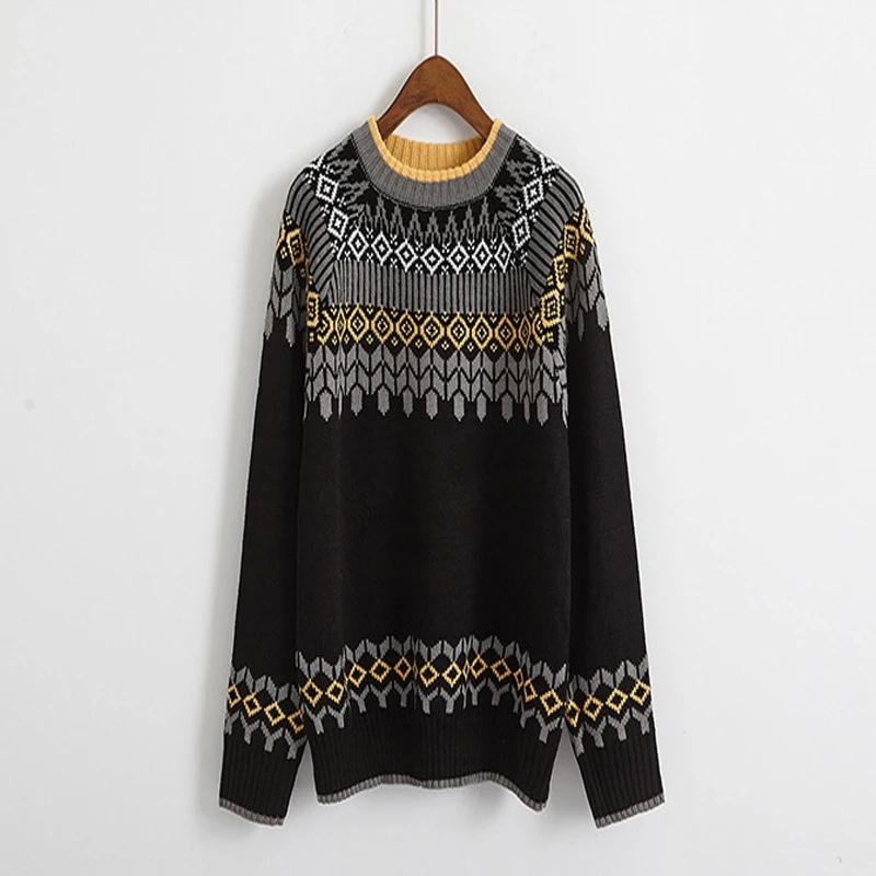 Новый осень-зима Для женщин повседневные pluuover Свитеры для mujer 2017 свободные с