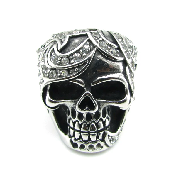 Бесплатная доставка смешанные размеры панк ужасное 316L нержавеющая сталь