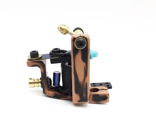 Power Dragon Pure Hand Made Single Coil Tattoo Machine 14 Wraps Liner Shader Tattooing Equipment Free Shipping | Красота и здоровье