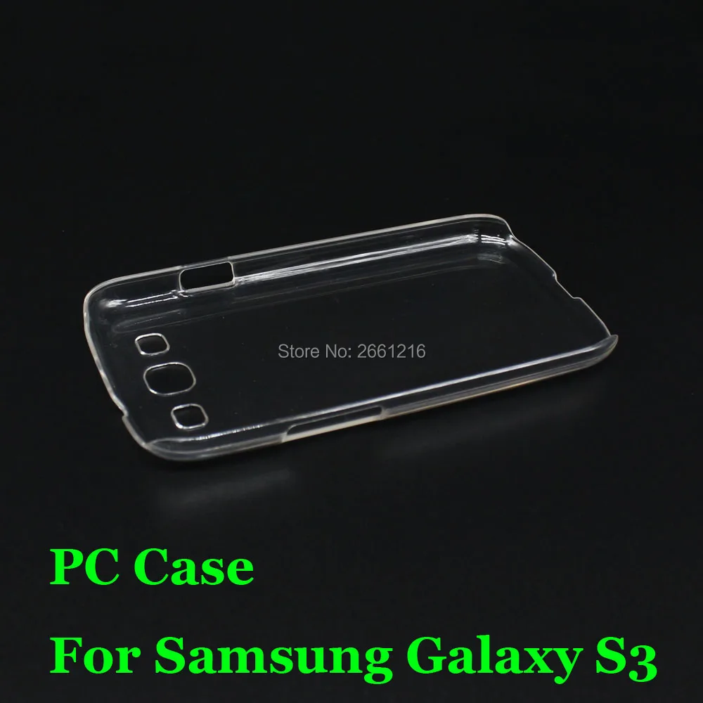 S3 i9300 Жесткий ПК чехол ультра тонкий прозрачный жесткий пластиковый защитная