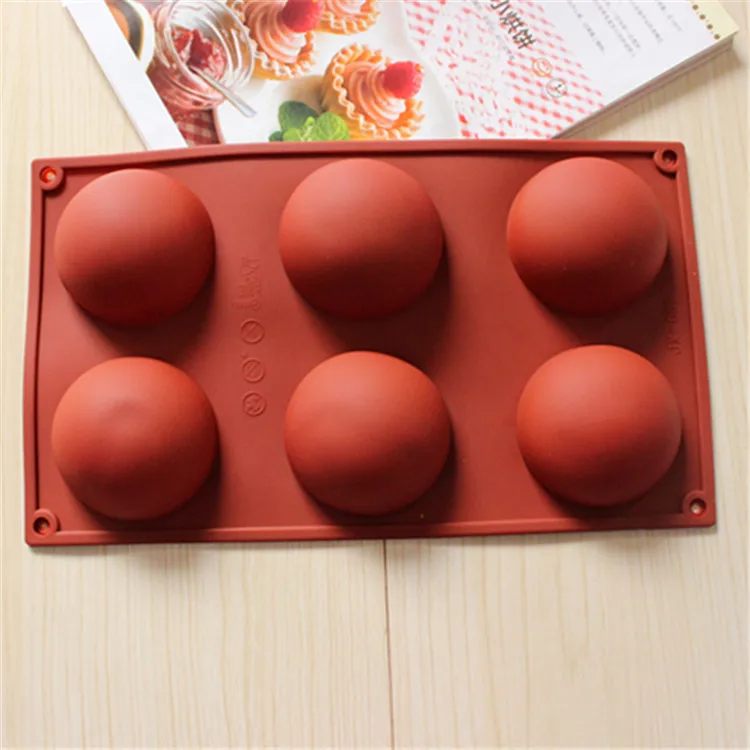 Большой размер 6 отверстий толстая силиконовая куполообразная форма сделай сам