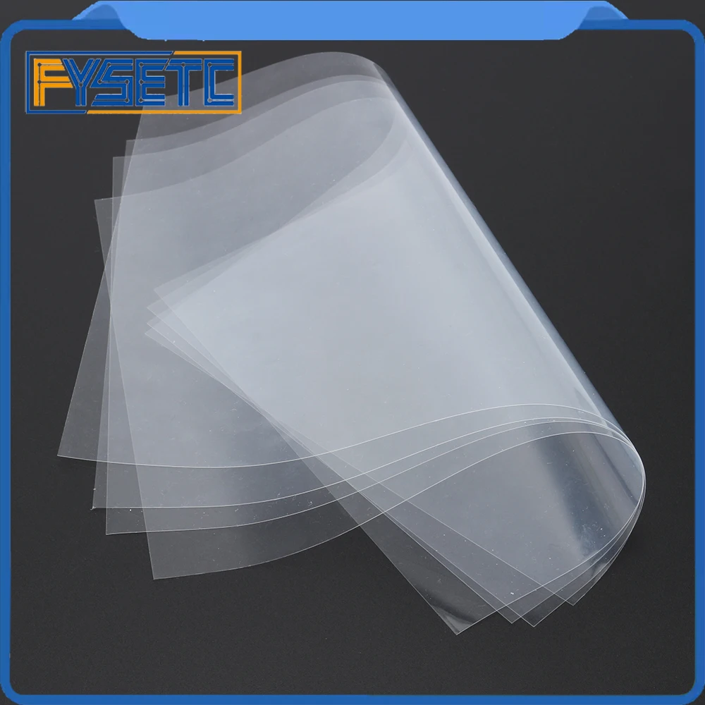 4 листа пленка FEP 140x200x0 1 мм DLP LCD SLA полимерный принтер для дубликатора Wanhao D7 Proniks KLD