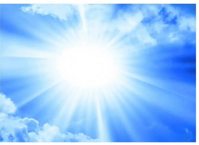 3d потолочные фрески обои в гостиной с голубым небом и белыми облаками украшение