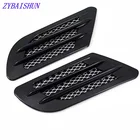 Искусственные жабры акулы для выпуска воздуха, 2 шт., для стайлинга автомобилей, декоративная фурма для Ford Focus, Fusion, Escort, Kuga, Ecosport