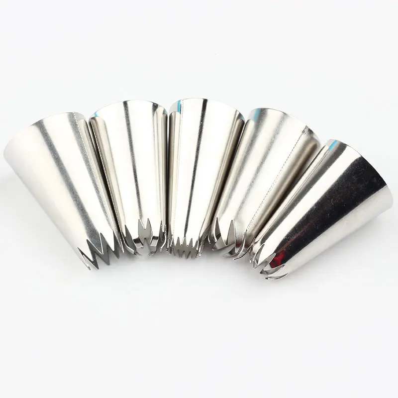 7 шт./компл. кондитерские насадки из нержавеющей стали в виде Розы|Наборы