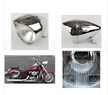 Хромированная мотоциклетная фара для Yamaha V Star 400 650 1100 1300 Virago Xv 250 535 750 Road Chopper Cruisers H