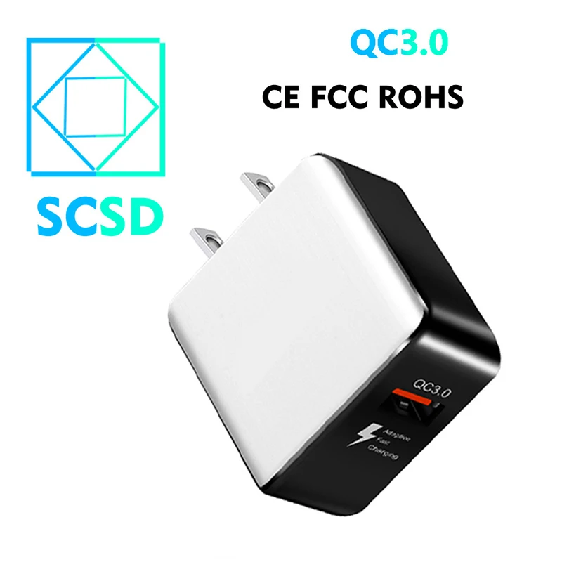 Rovtop QC 3 0 18 Вт USB Quick Charge 5 в а зарядное устройство для мобильного телефона Iphone EU US Plug
