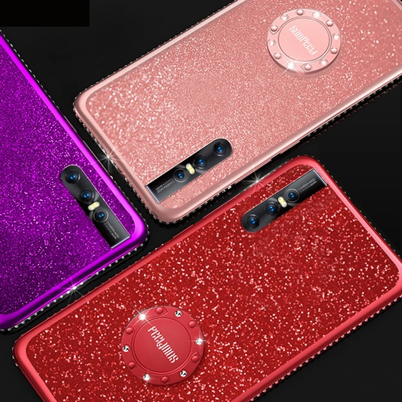 Блестящий Мягкий чехол для телефона vivo V15 V15Pro чехлы задней панели vivoV15 Pro сумка |