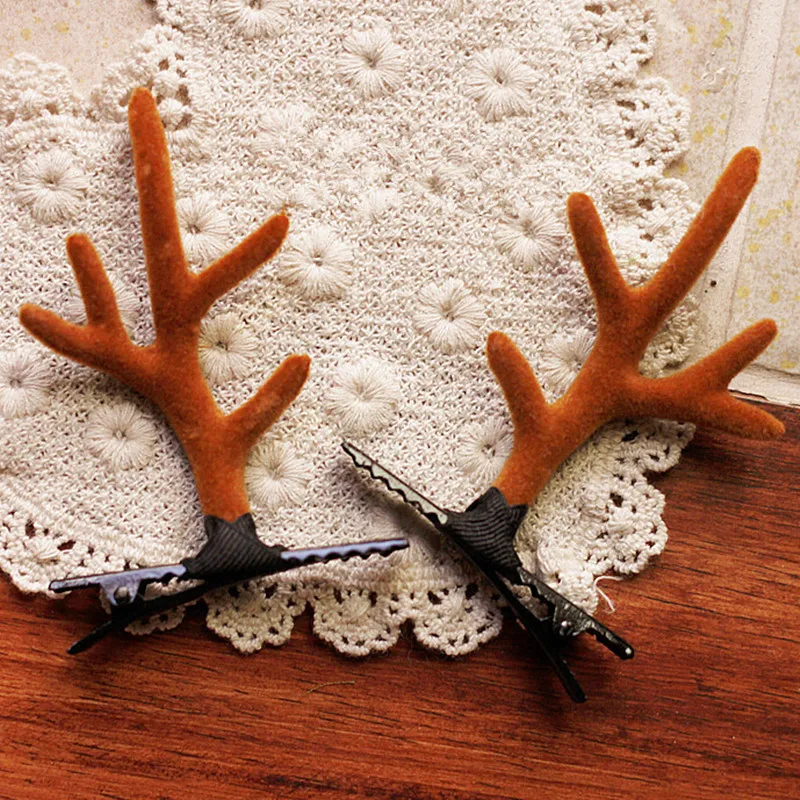 Funny Cute Deer FOREST Girl Horn Photography Props Emulational Headwear Lovely Antlers Hair Band/hairpin Party Christmas Gift | Дом и сад