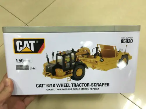 Колесный трактор скребок гусеницы Cat 621K 1:50 весы от бренда DieCast Masters #85920|caterpillar cat|cat