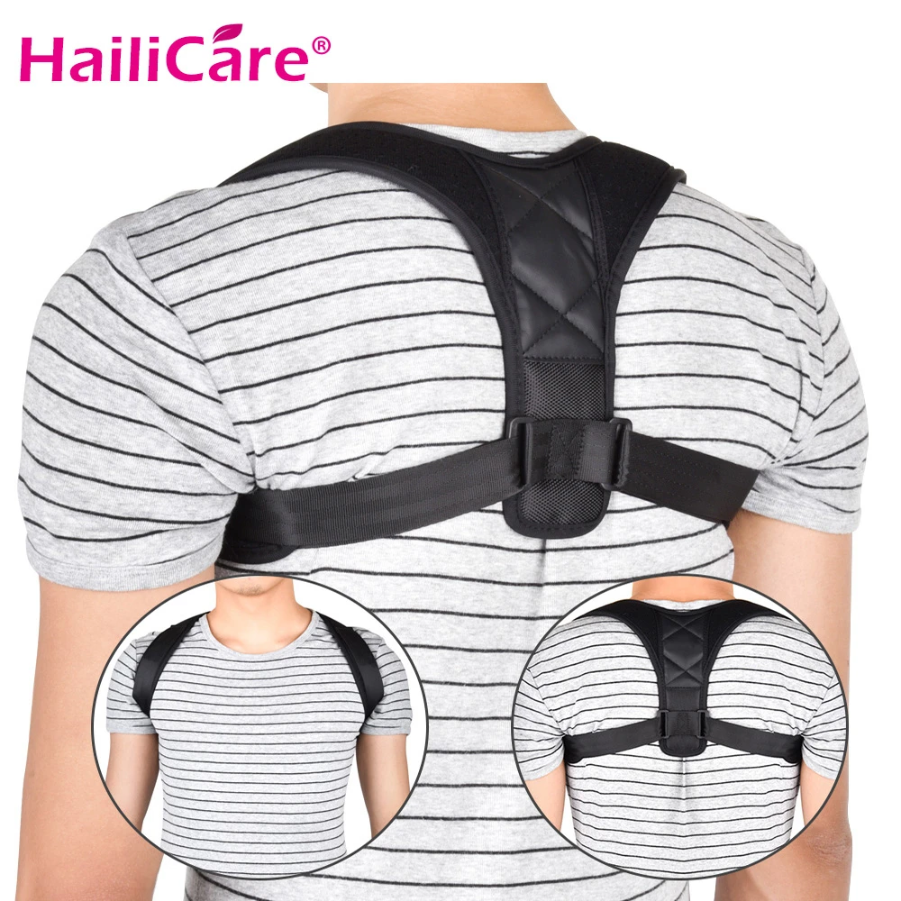 

Upper Back Brace Support Belt Adjustable Back Posture Corrector Body Clavicle Spine Back Shoulder Lumbar Posture Correction