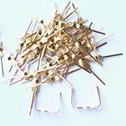 Разноцветная хромированнаяЗолотаясеребряная медная Пряжка-бабочказажимы для галстука, хрустальная люстра соединитель для бисера металлическая бабочка-бабочка.