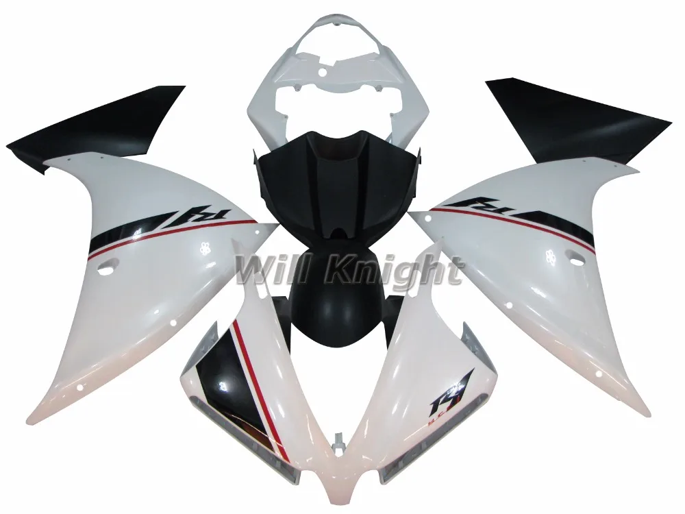 Для Yahama YZF R1 YZF1000 2012 2013 2014 ABS Литья Под Давлением Обтекателя Kit Белый Черный|kit kits|kit