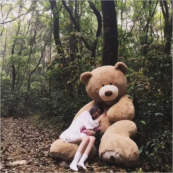 100 260 см Американский гигантский медведь кожа животных высококачественные