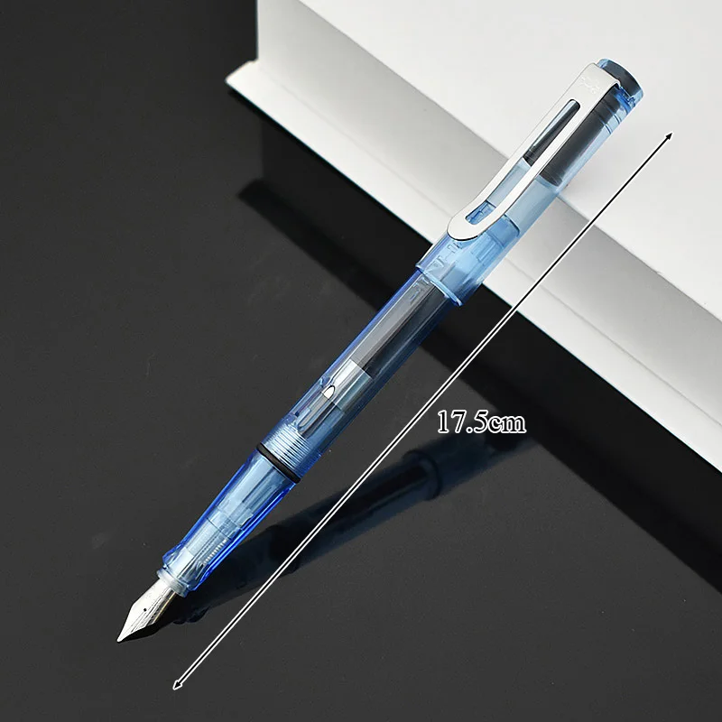 JINHAO 599A карамельный цвет пластиковая перьевая ручка с чернильным пакетом для