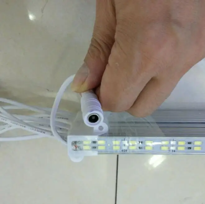 

Двухрядная полоса освещения 30/50 см 5630 SMD светодиодсветодиодный алюминиевая полоса освесветильник жесткая полоса U-образной формы светильник жесткая полоса 12 В постоянного тока