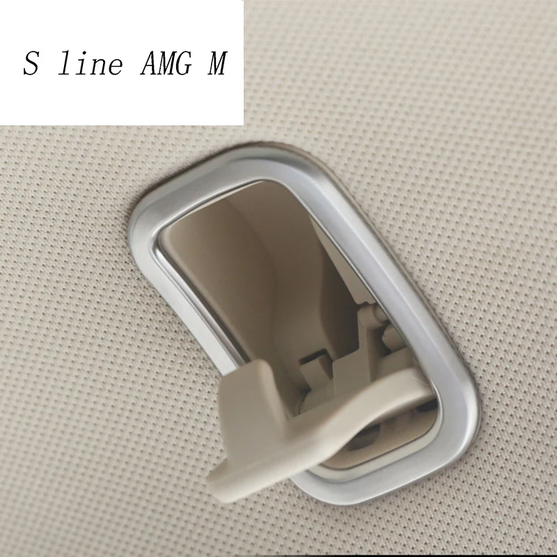 

Car styling For Mercedes Benz S class W222 s320 s350 S400 2014-2017 Car-styling ABS Chrome Car Roof Hook Cover Trim Accessories