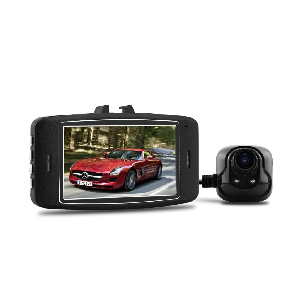 G5WD Двойной объектив Видеорегистраторы для автомобилей Ambarella A7LA70 Full HD 1080p 30fps H.264 g