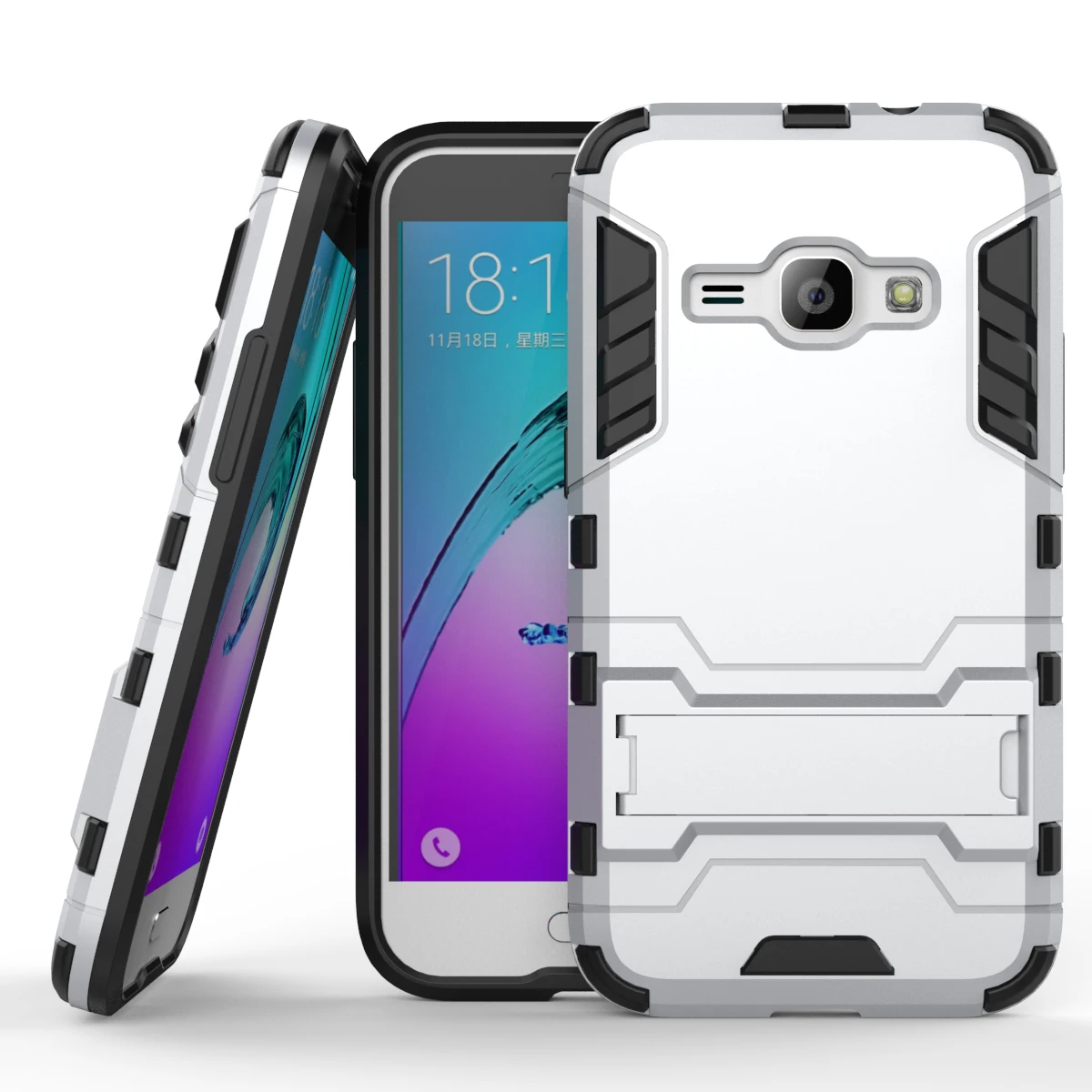 For Cover Samsung Galaxy J1 2016 Case Rubber Hard Back Phone for J120F |