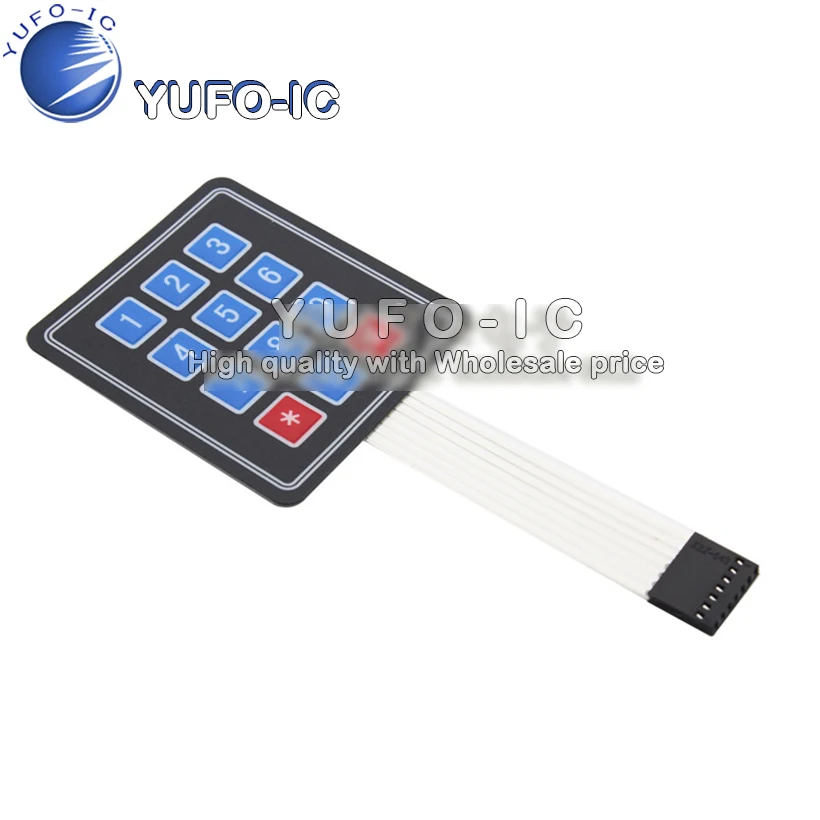 3*4 matrix keyboard пленочная клавиатура microcontroller shenzhen расширенная панель управления
