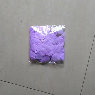 30g/bag 2.5cm Paper Confettis Dots for Wedding Party Decoration Filled in Balloon Party Accessories Festival Celebration Supply - Цвет: Light Purple