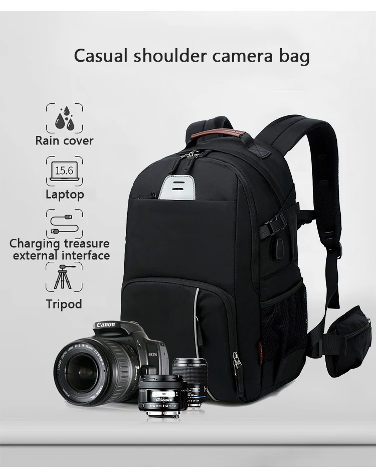 CAREELL C3058 DSLR камера сумка Фото сумка камера рюкзак универсальный большой емкости путешествия камера рюкзак для Canon/Nikon камера