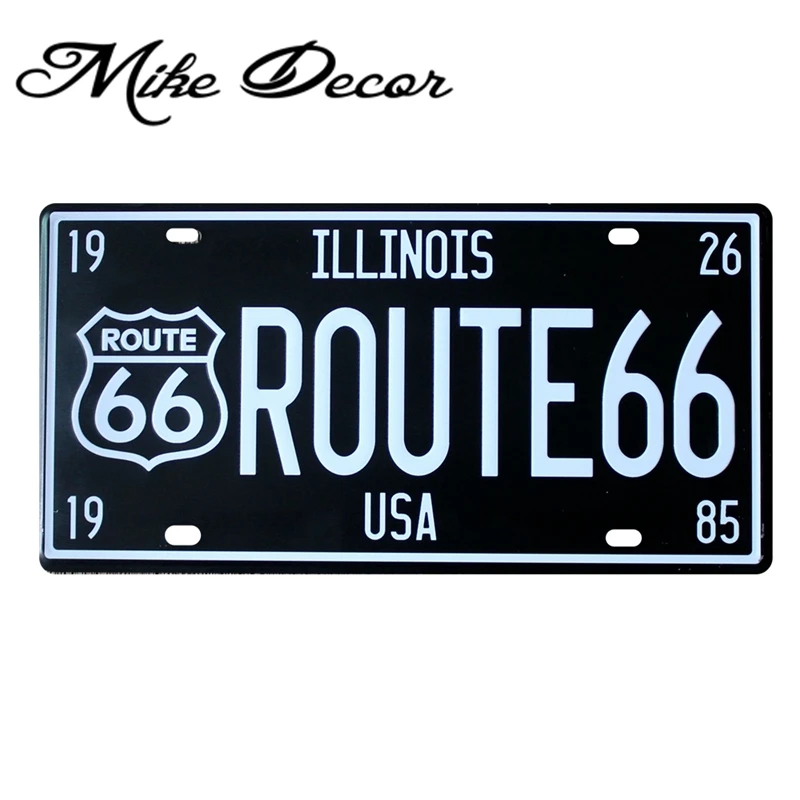 [Mike86] Legend MOTOR Route 66 настенная живопись Декор Ретро подарок ремесло Оловянная табличка украшение дома D-632 смешанный заказ 30*15 см - Цвет: D 51