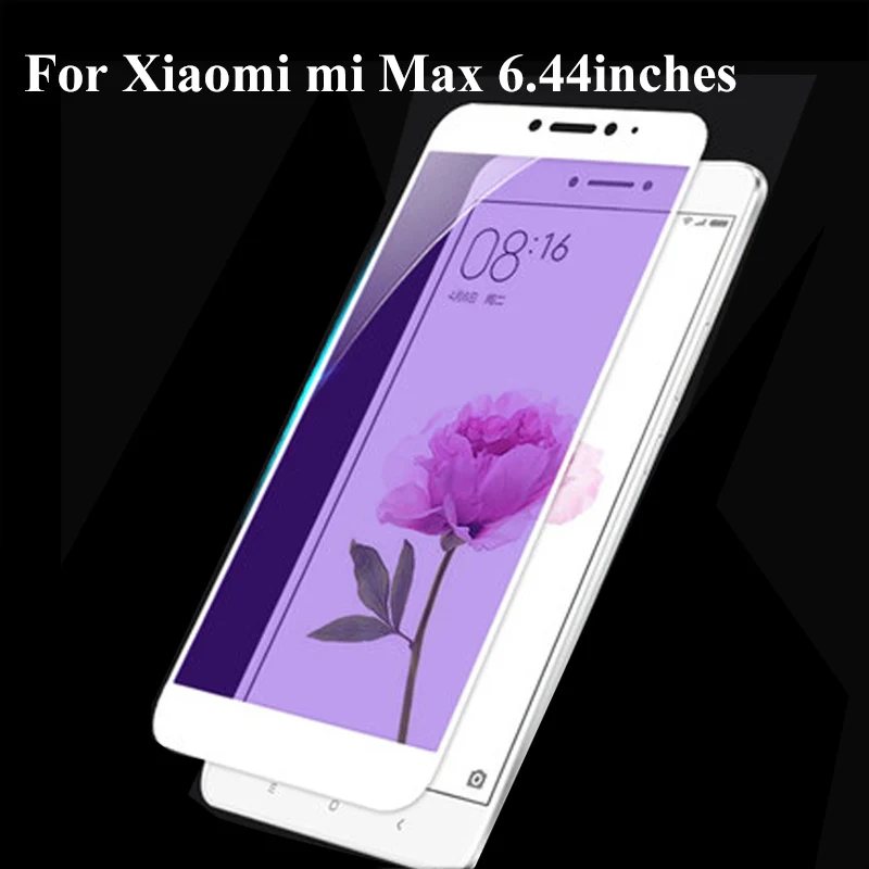 2 шт. закаленное стекло для Xiaomi Mi max Mimax полноэкранная Взрывозащищенная Защита 9H