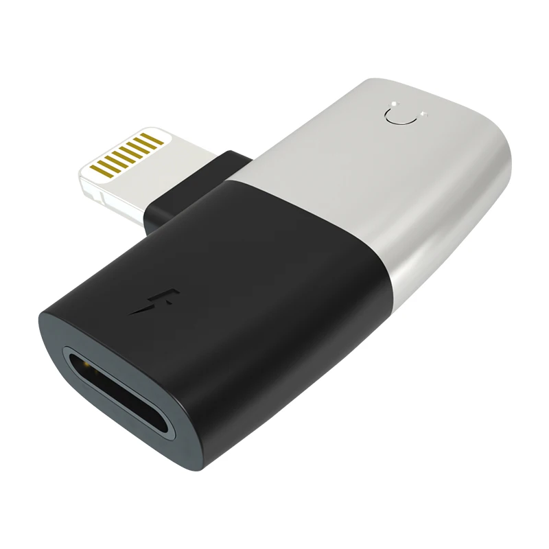 Двойное освещение DM для прослушивания музыки и зарядки преобразователь iPhone XS MAX XR