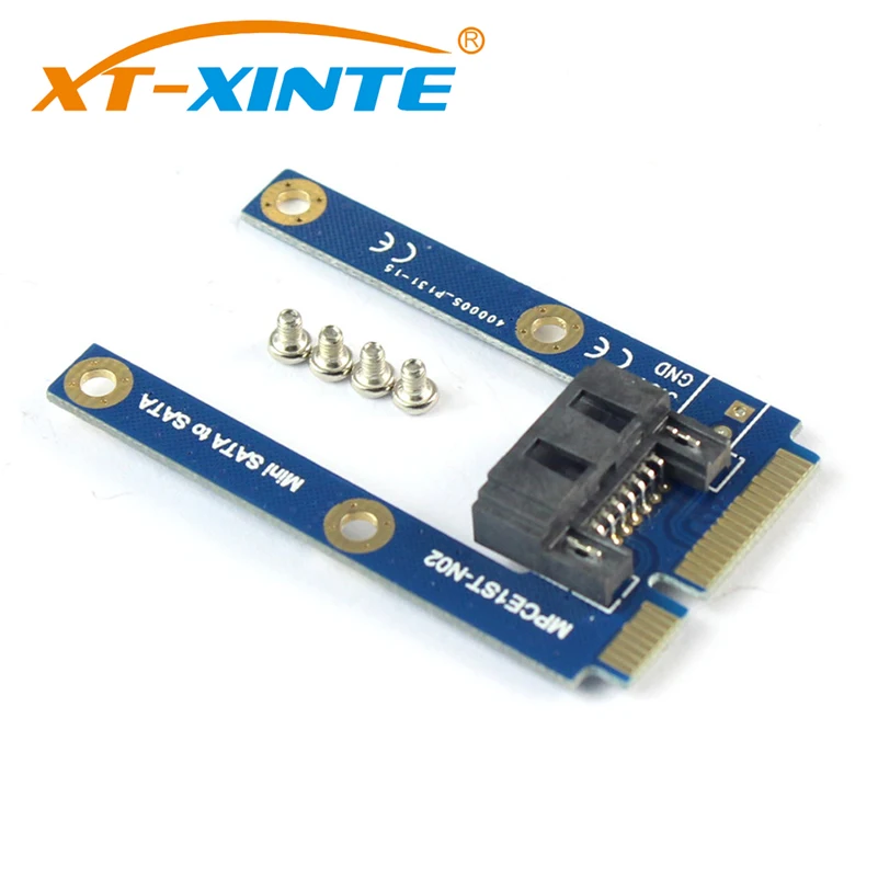 Мини адаптер PCI E mSATA SATA карточка SSD для плоского 7pin жесткого диска PCBA расширения