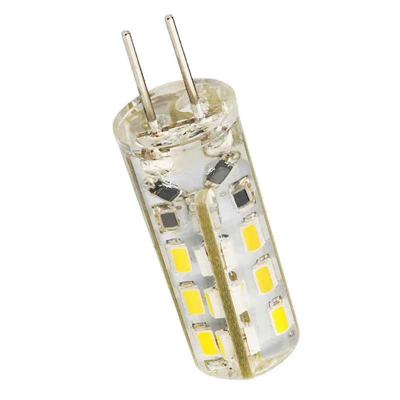 1PCS G4 Home 3014SMD LED light lamp Warm White Silicone Crystal Slim 1.5W 12V | Replacement Parts