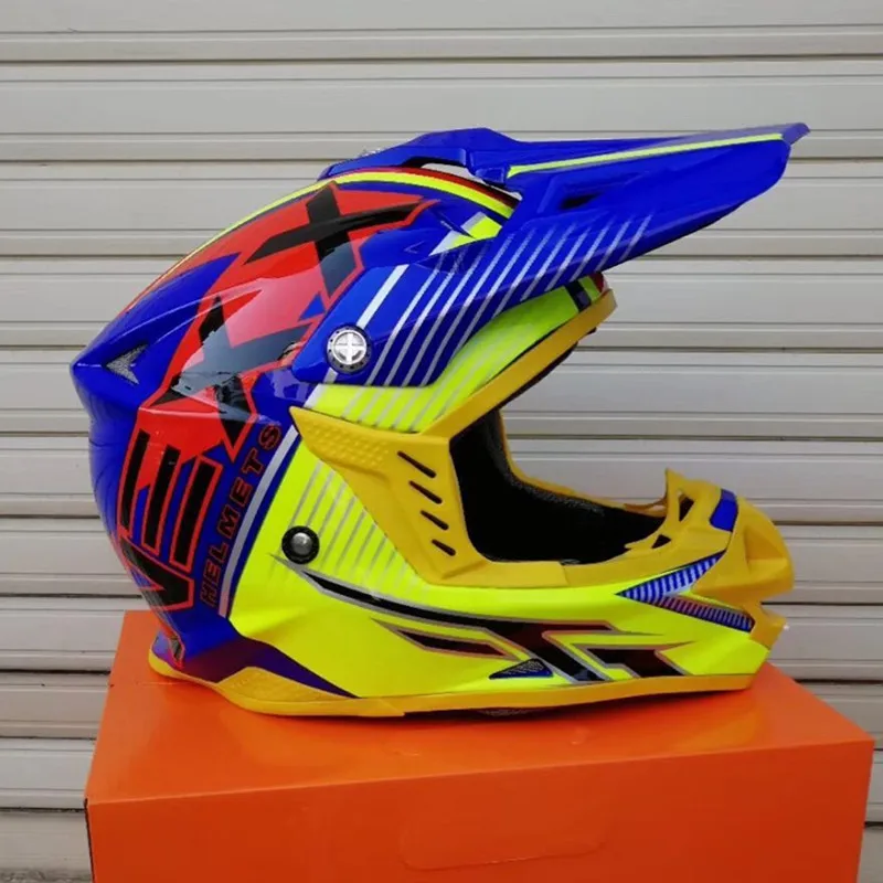 Green blue red Бренд moto cross шлем профессиональный внедорожный шлем NEXX шлемы Dirt bike moto rcycle шлем moto casco capacete moto queiro - Цвет: Green blue red